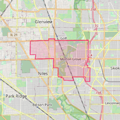 Map of Morton Grove