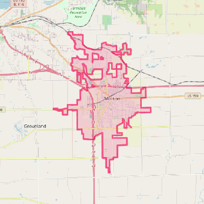 Map of Morton