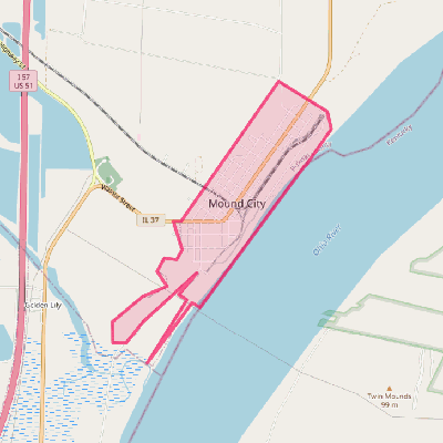 Map of Mound City