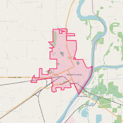 Map of Mount Carmel