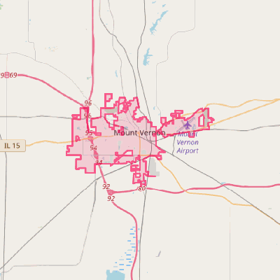 Map of Mount Vernon