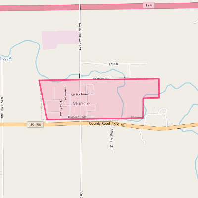 Map of Muncie