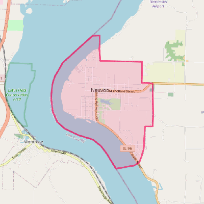 Map of Nauvoo