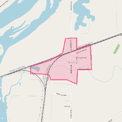 Map of Nelson