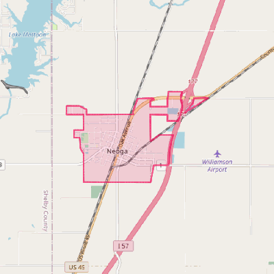 Map of Neoga