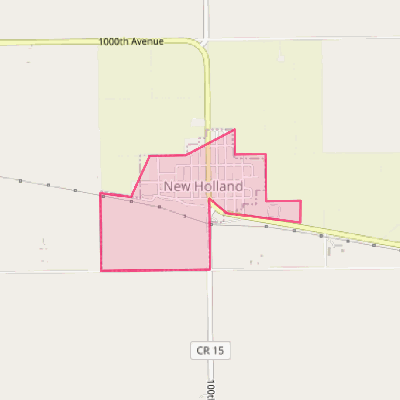 Map of New Holland