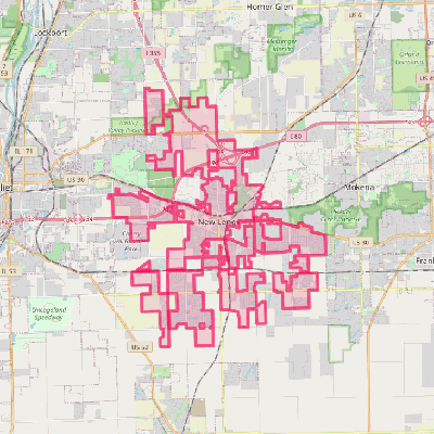 Map of New Lenox