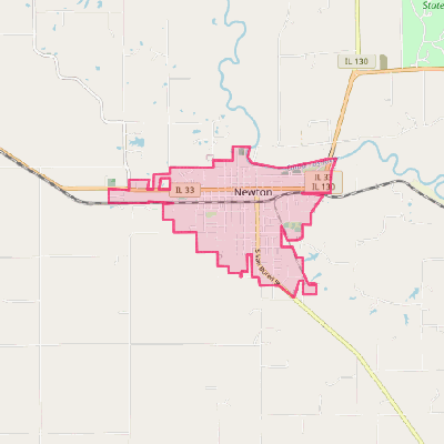 Map of Newton