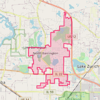 Map of North Barrington