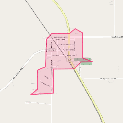 Map of Oakford