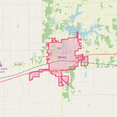 Map of Olney