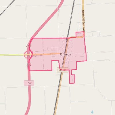 Map of Onarga