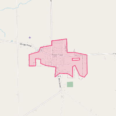 Map of Paw Paw