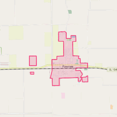 Map of Pawnee