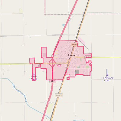 Map of Paxton