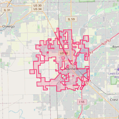 Map of Plainfield