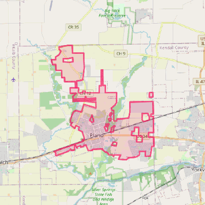 Map of Plano