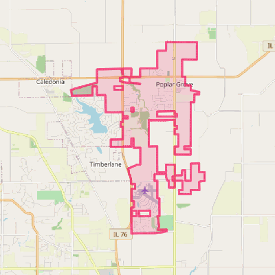 Map of Poplar Grove