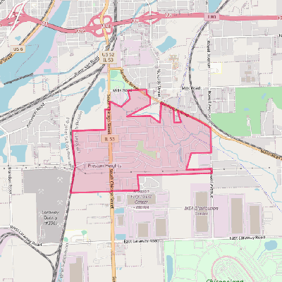 Map of Preston Heights