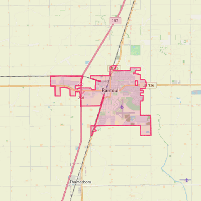 Map of Rantoul