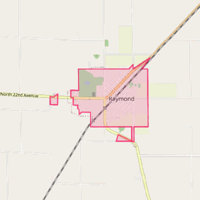 Map of Raymond