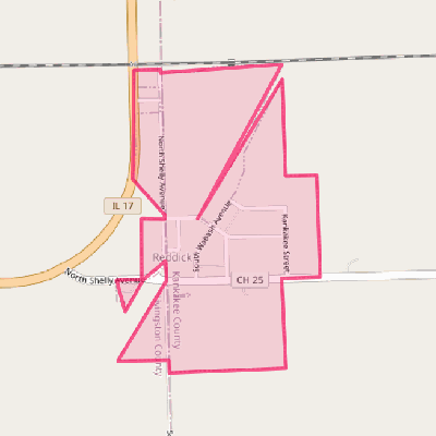 Map of Reddick