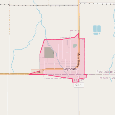 Map of Reynolds