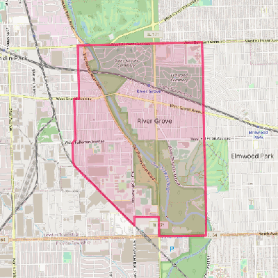 Map of River Grove