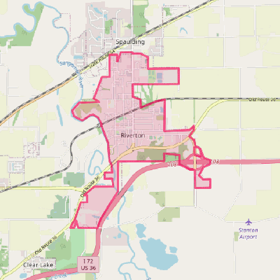 Map of Riverton