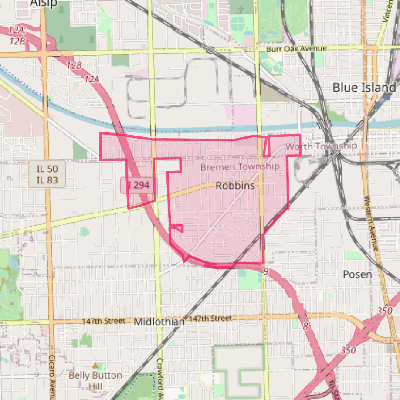 Map of Robbins