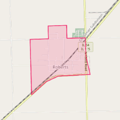 Map of Roberts