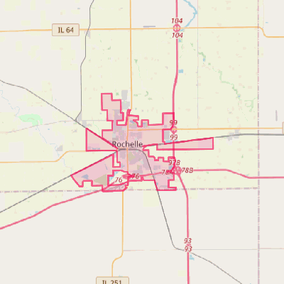 Map of Rochelle