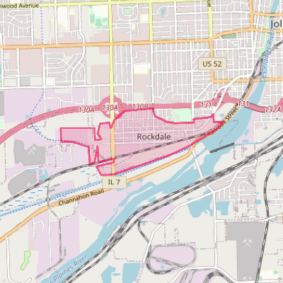 Map of Rockdale