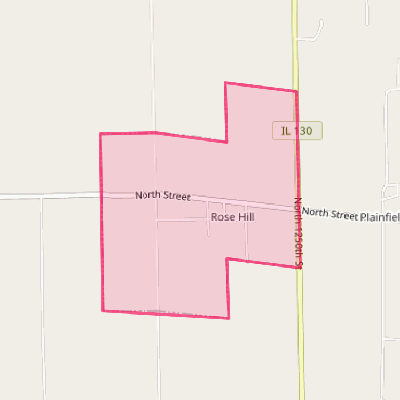 Map of Rose Hill