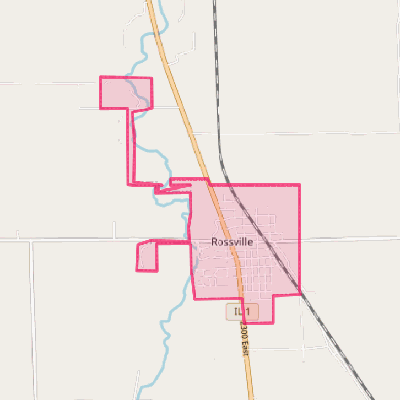 Map of Rossville