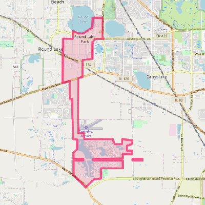 Map of Round Lake Park