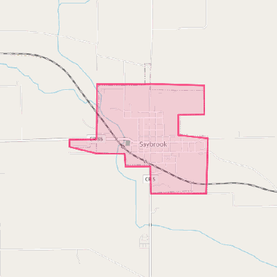 Map of Saybrook