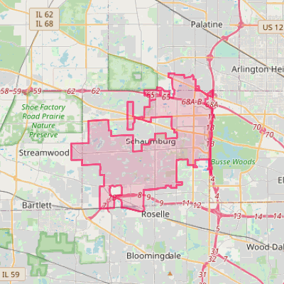 Map of Schaumburg