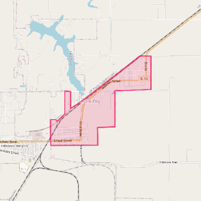 Map of Schram City