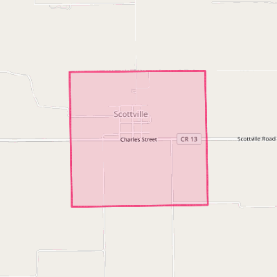 Map of Scottville