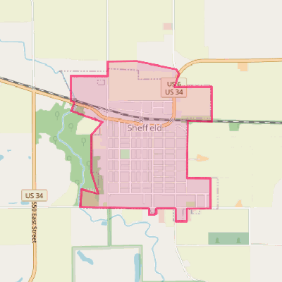 Map of Sheffield