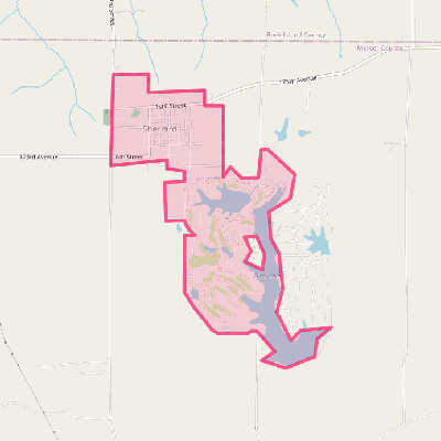 Map of Sherrard