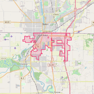 Map of South Beloit