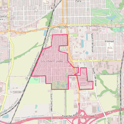 Map of Southern View