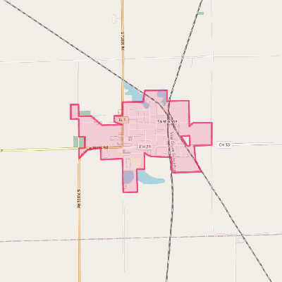 Map of St. Anne