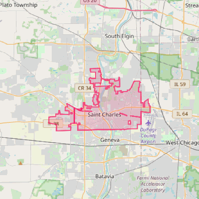 Map of St. Charles