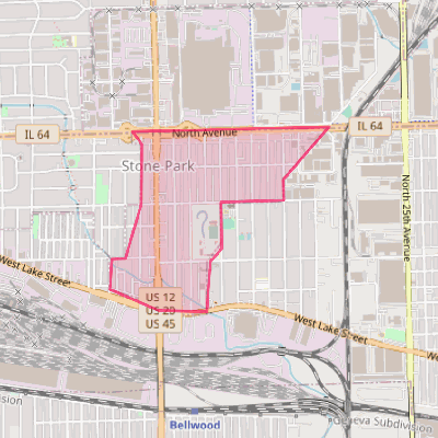 Map of Stone Park