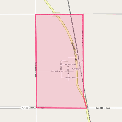 Map of Strawn