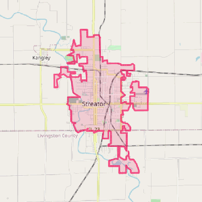 Map of Streator