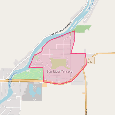 Map of Sun River Terrace